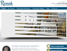 Tablet Screenshot of familychiropracticme.com